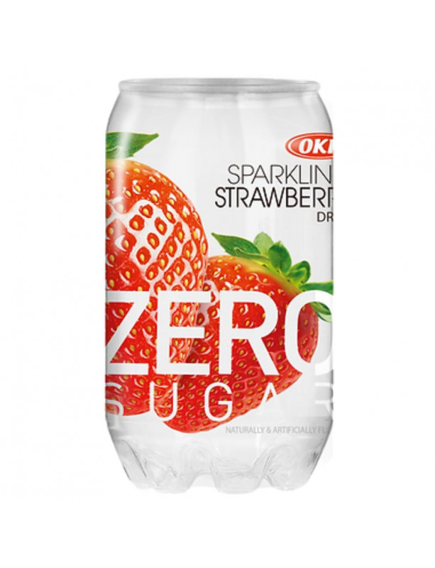 OKF Sparkling Zero Sugar Strawberry 24x350 ml